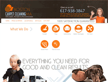 Tablet Screenshot of bostoncarpetcleaningma.com